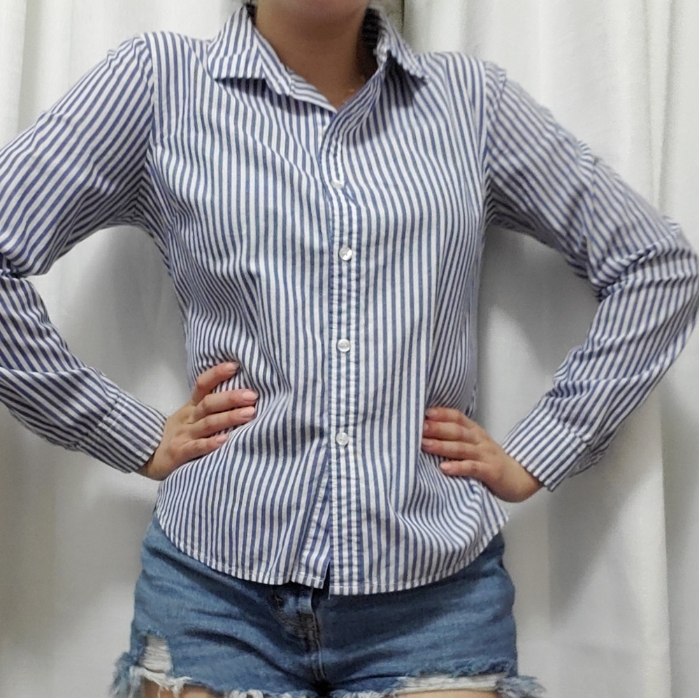 Stripped Button Up
